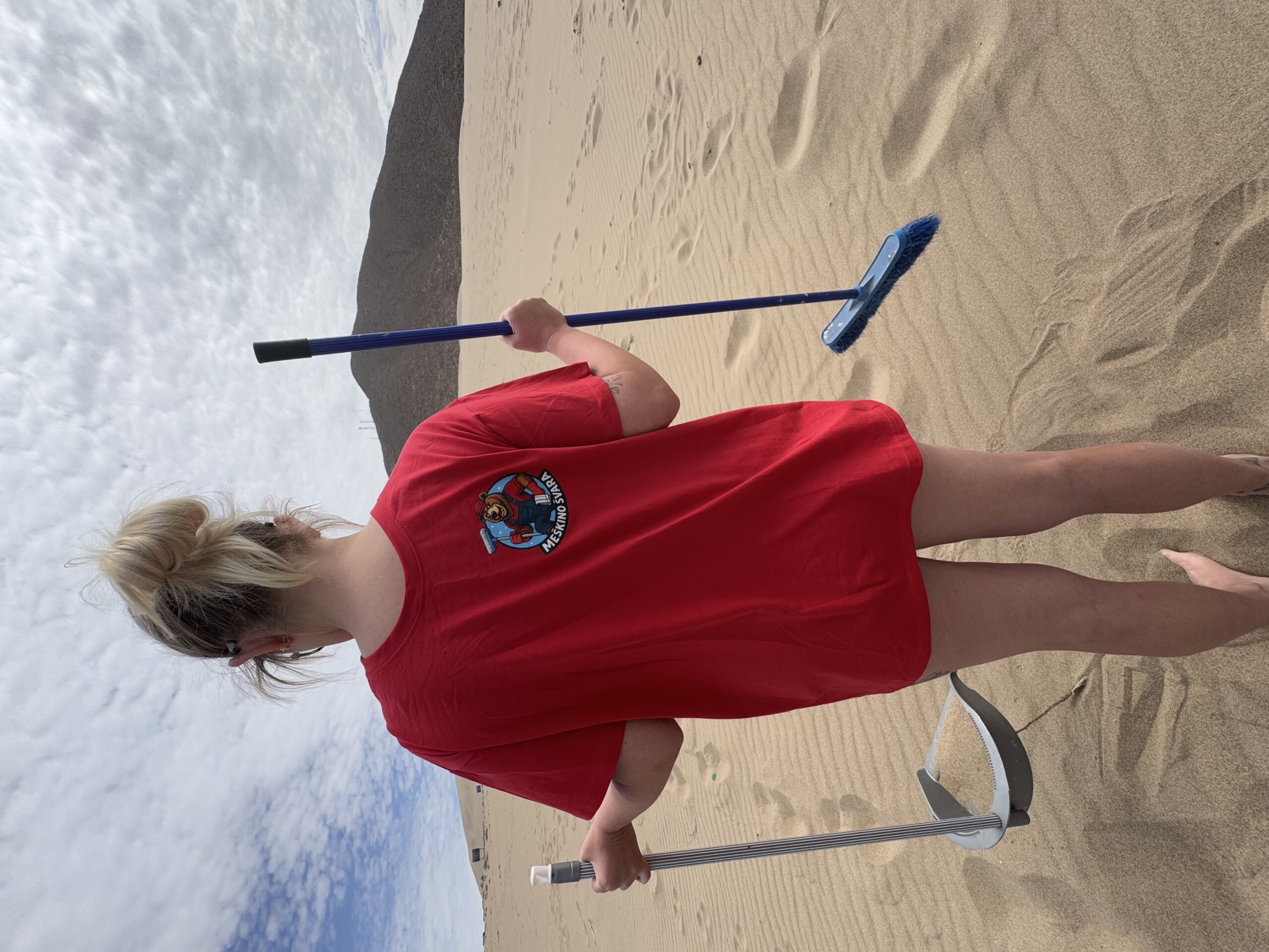 meškino švara dykumoje